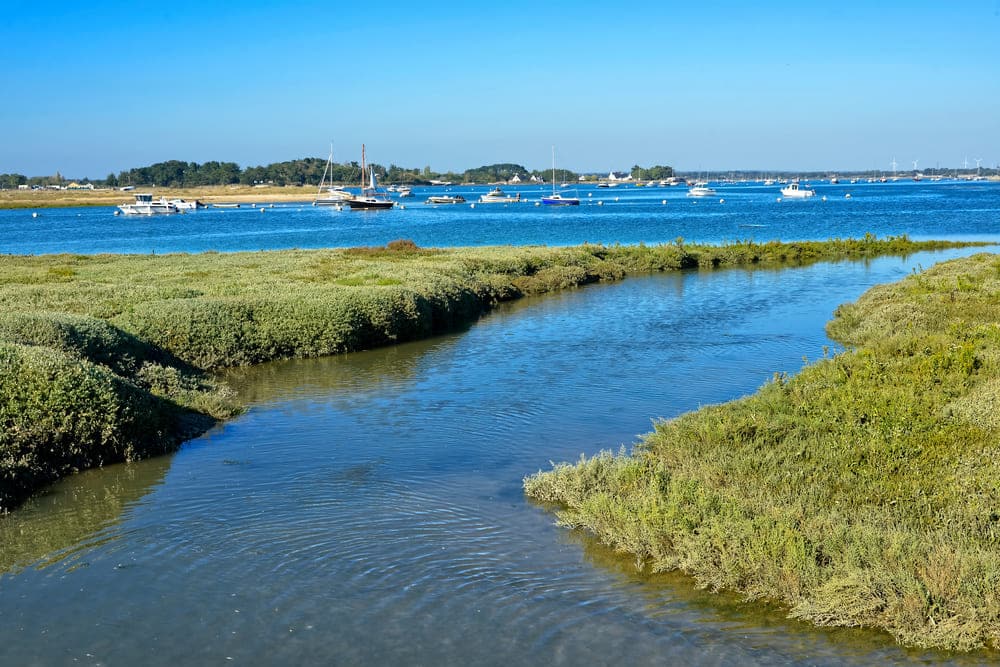 Golf von Morbihan während eines Wohnmobilurlaubs in der Bretagne